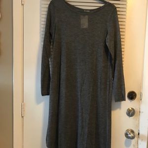 H & M Divided A Symmetrical Long Sweater Dress